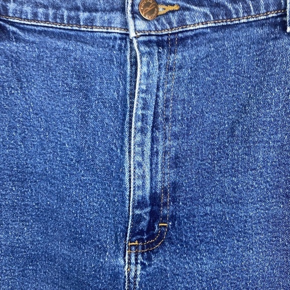 Riders by Lee High Waist Denim Blue Jeans size 18P petite EUC - Picture 3 of 7